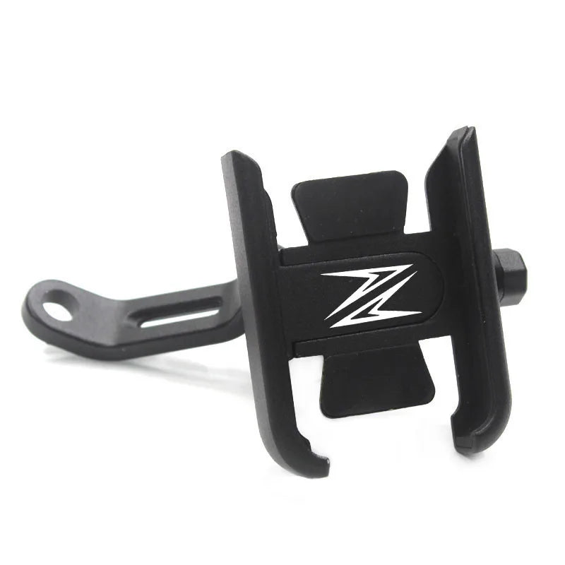 Soporte de móvil CNC con logo Z blanco para Kawasaki Z900