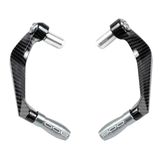 Protectores de maneta CNC plata para Kawasaki Z900