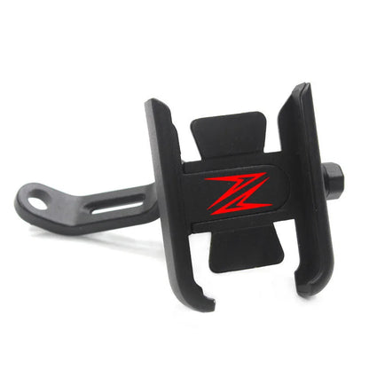 Soporte de móvil CNC con logo Z rojo para Kawasaki Z900