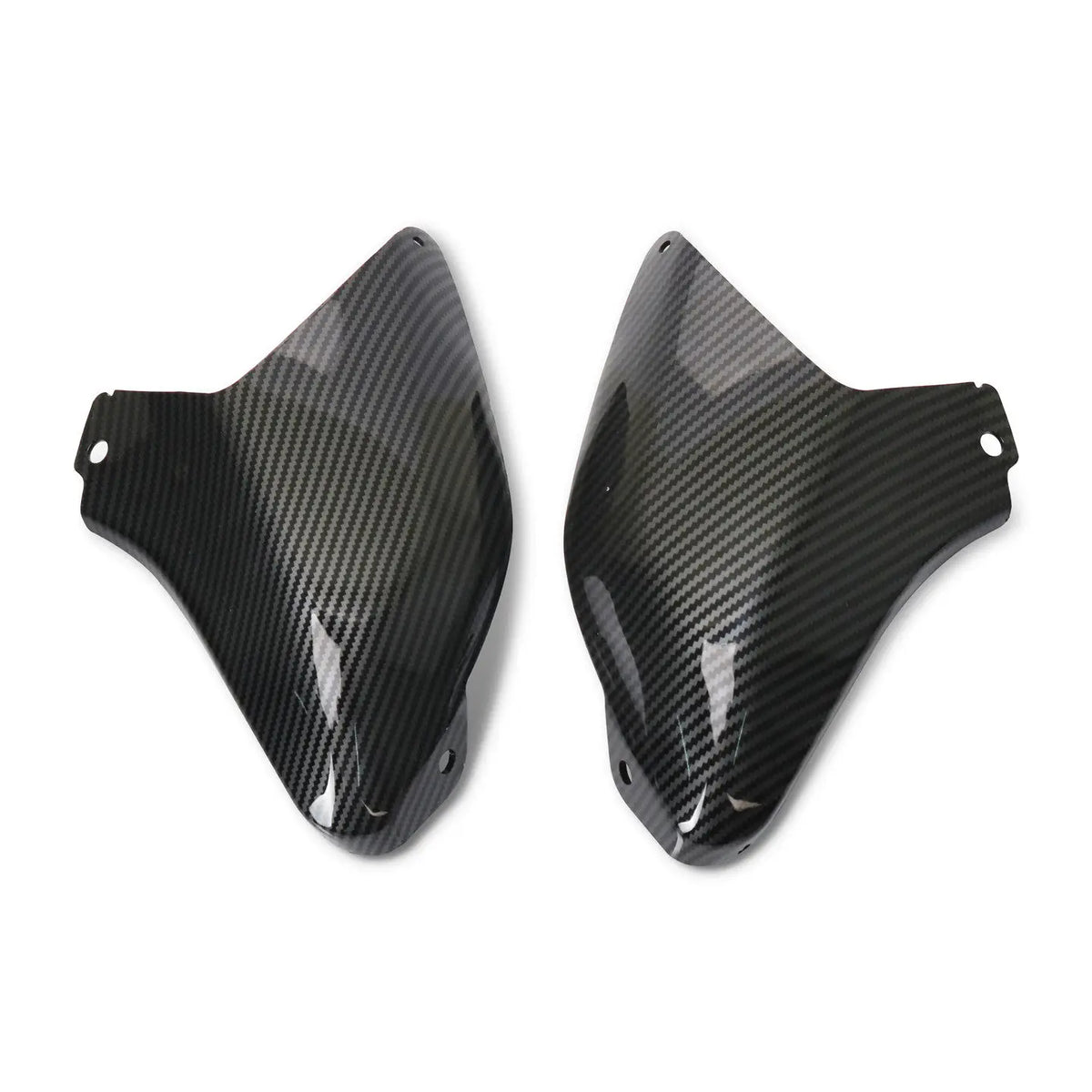 Tapas laterales de radiador acabado carbono para Kawasaki Z900 2025