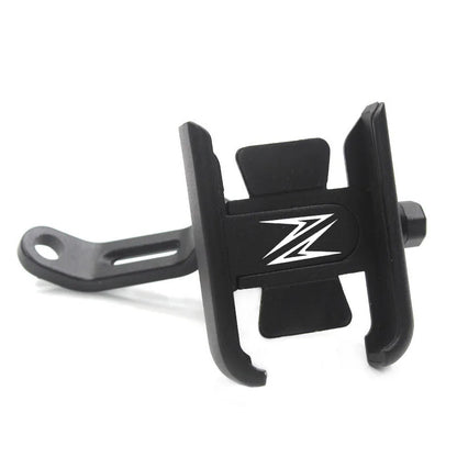Soporte de móvil CNC con logo Z blanco para Kawasaki Z900