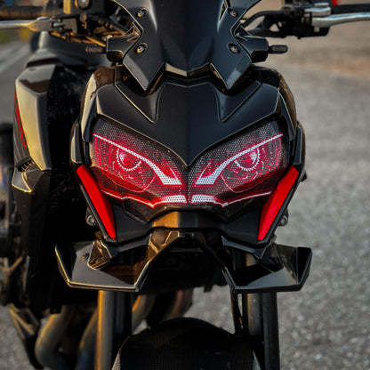 Alerón delantero deportivo del Kit Frontal montado en una Kawasaki Z900 2020-2024