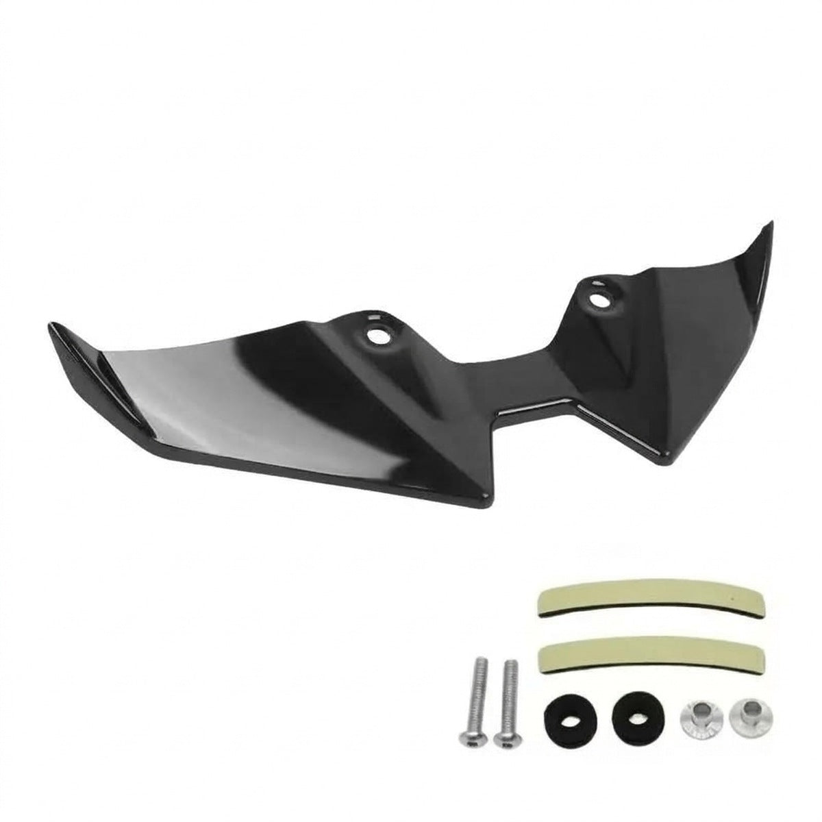 Alerón delantero para Kawasaki Z900 2025-2026 en negro brillo con tornillería