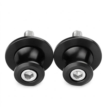 Diábolos CNC negros para el basculante de la Kawasaki Z900