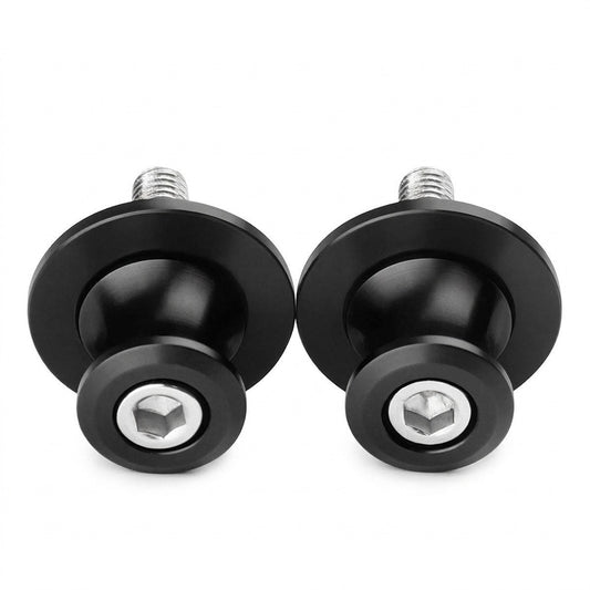 Diábolos CNC negros para el basculante de la Kawasaki Z900