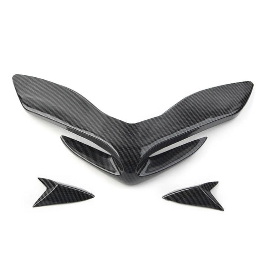 Extensión frontal aerodinámica en acabado carbono para Kawasaki Z900 2017-2019