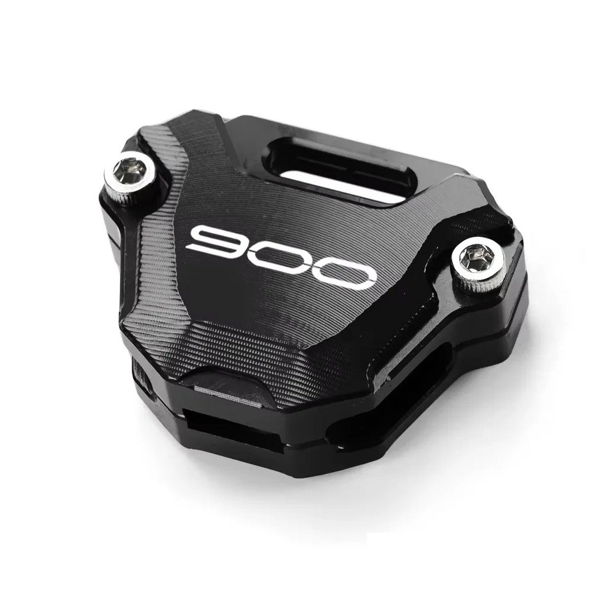 Funda de llave CNC negra con 900 grabado para Kawasaki Z900
