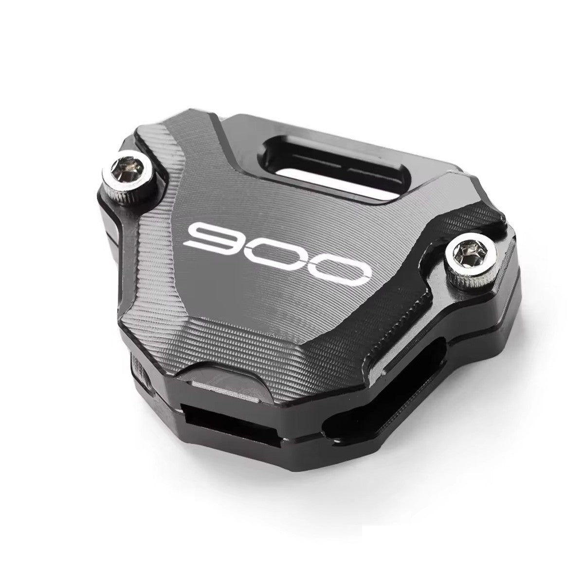 Funda de llave CNC gris con 900 grabado para Kawasaki Z900