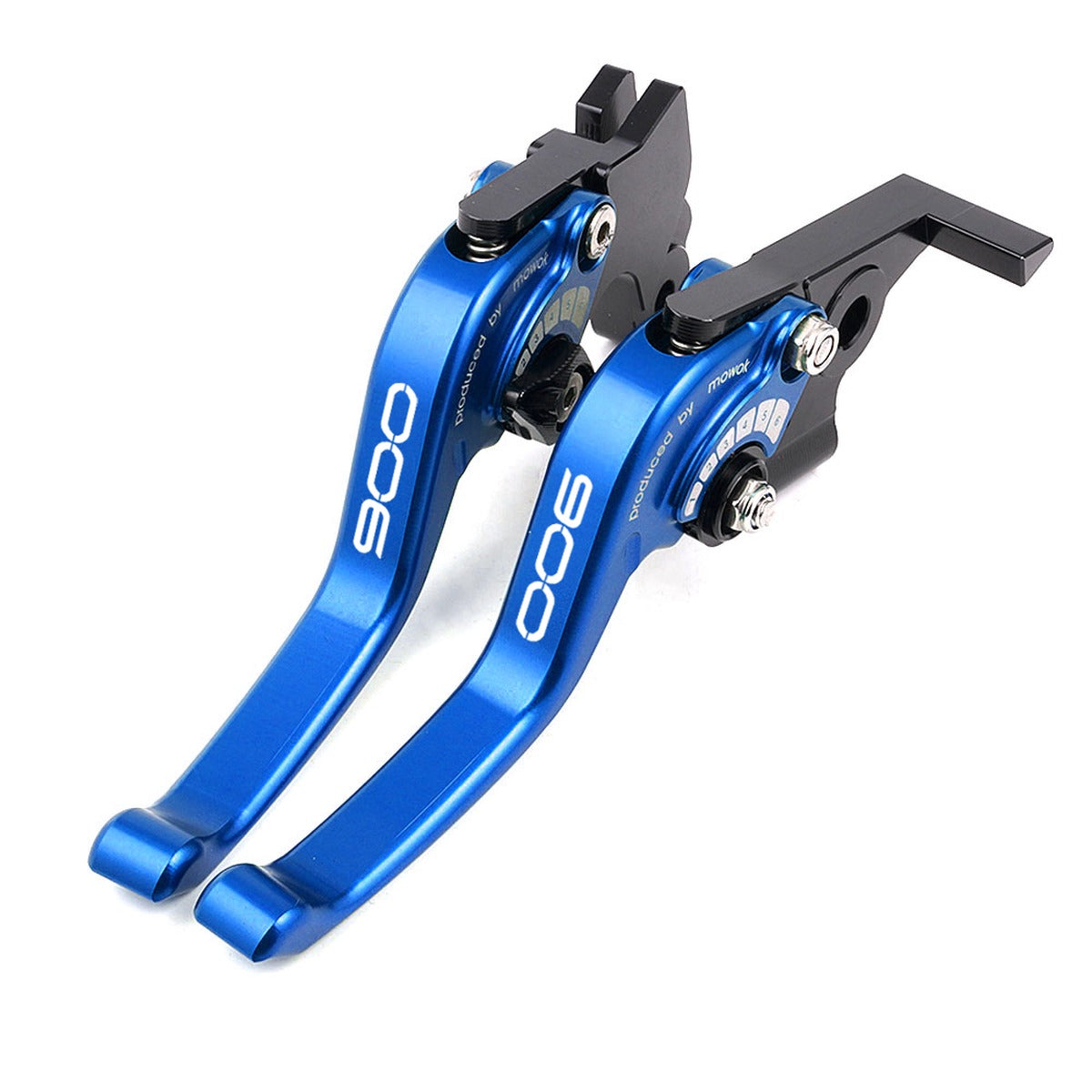 Manetas regulables azules para Kawasaki Z900 2025
