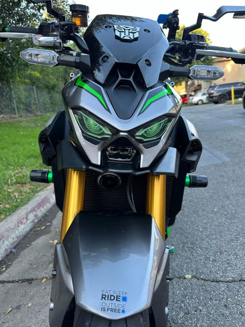 Kawasaki Z900 de un cliente con piezas de Z900 Build