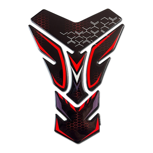 Protector de depósito 3D con líneas rojas para Kawasaki Z900