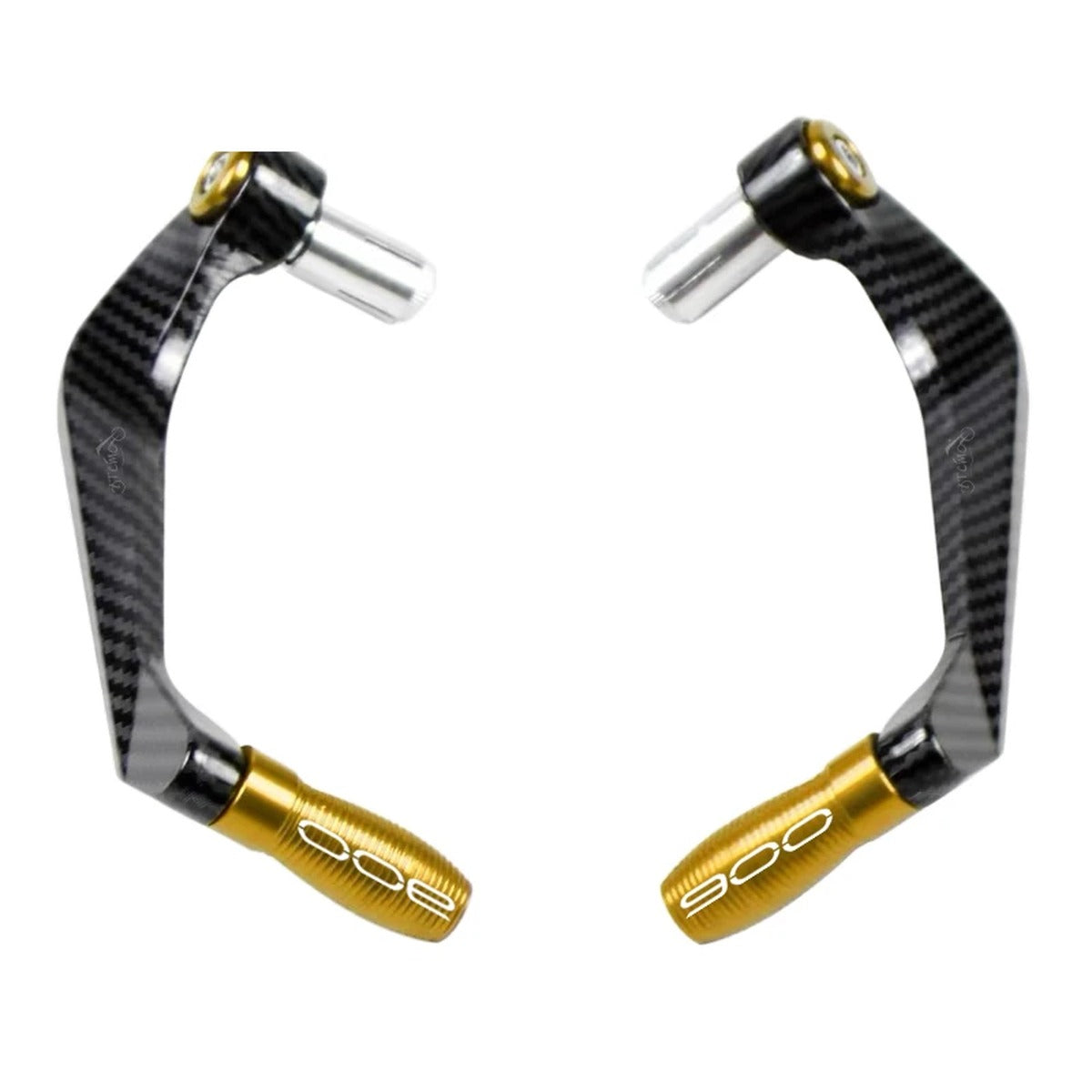 Protectores de maneta CNC dorados para Kawasaki Z900