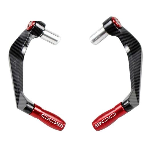 Protectores de maneta CNC rojos para Kawasaki Z900