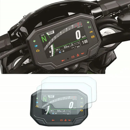 Film protector con el corte exacto de la pantalla de la Kawasaki Z900