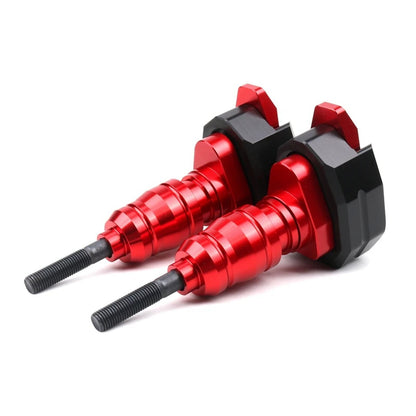 Topes anticaída de chasis rojos para Kawasaki Z650
